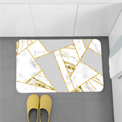 Debele flanelske kupaonske prostirke za kupaonicu WC prostirke Podni tepisi u obliku slova U u kupaonici WC jastučić za noge Protuklizna periva navlaka za poklopac