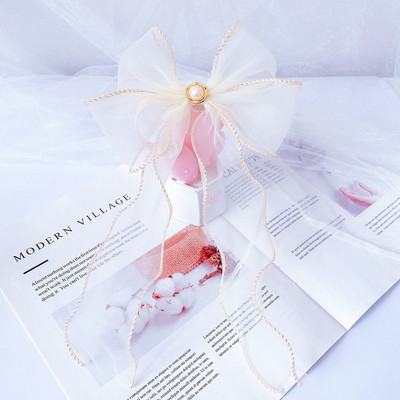 Organza Pearl Mačka Vrpca za mačiće Šareni ljupki mačići Mačka Ogrlica Ogrlica s mašnom za pse Ukras za glavu Mašne za ljubimce Mačka Yorkie Bengal Rag