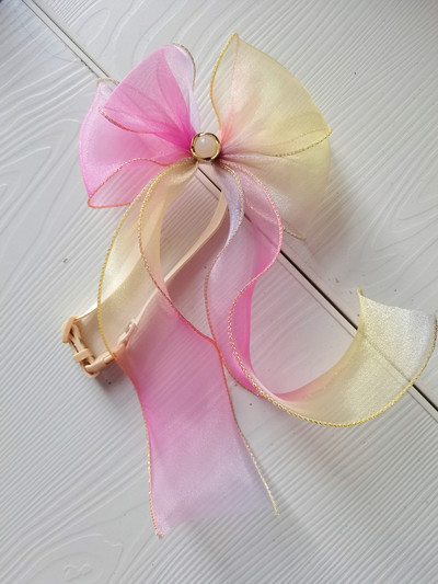 Organza Pearl Mačka Vrpca za mačiće Šareni ljupki mačići Mačka Ogrlica Ogrlica s mašnom za pse Ukras za glavu Mašne za ljubimce Mačka Yorkie Bengal Rag