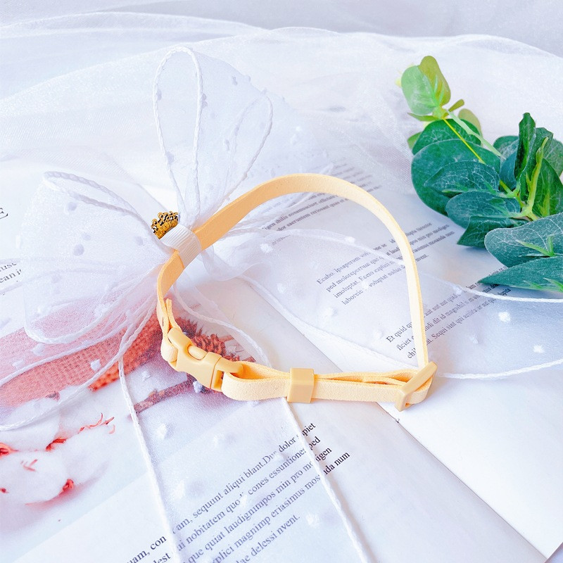 Organza Pearl Mačka Vrpca za mačiće Šareni ljupki mačići Mačka Ogrlica Ogrlica s mašnom za pse Ukras za glavu Mašne za ljubimce Mačka Yorkie Bengal Rag