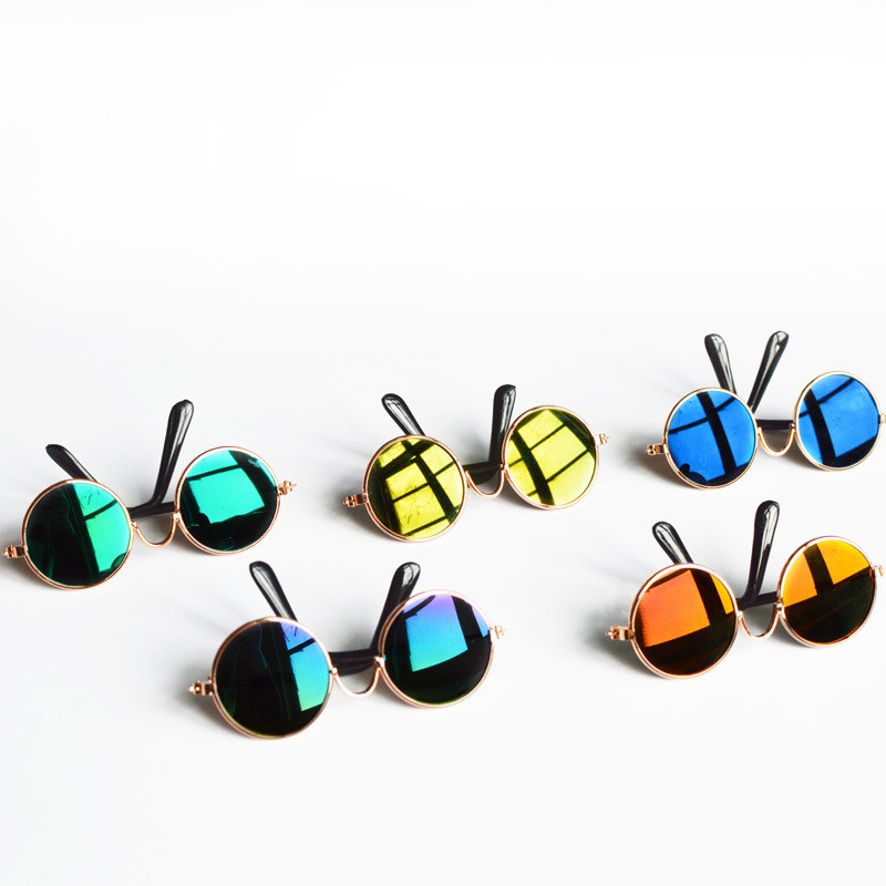 Kassikutsika päikeseprillid Lemmikloomatarvikud Armsad miniprillid väikestele koertele Kassidele Chihuahua Ragdoll Siiami kassipoeg Lemmikloomatarbed