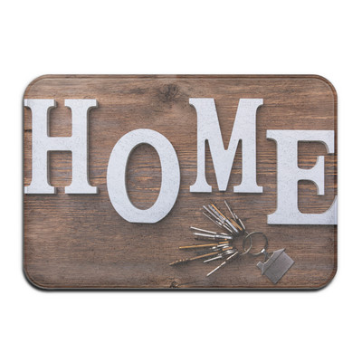 Gumena otirač za ulazna vrata Vintage crtani otirač za ulazna vrata Kupaonska otirač za dobrodošlicu Otirač za vrata kupaonice Kuhinjski prostirke s jednostavnim tekstom