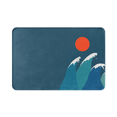 Ainava Saule saulriets, sveicam durvju paklājiņš Ieejas gaitenis taisnstūris, apdrukāta grīda priekšējo durvju paklājiņš Āra paklāji Paklājs Guļamistabas virtuve