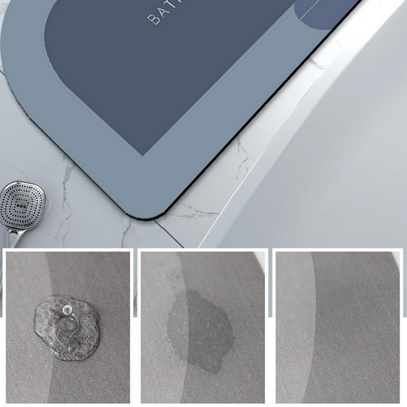 Napa Skin Super upijajuća prostirka za kupaonicu Brzo sušeći kupaonski tepih Moderne jednostavne neklizajuće podne prostirke Kuhinja otporna na ulje