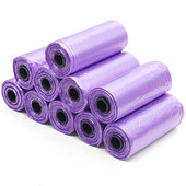 1 rullis/15 gab. Suņu izkārnījumu maisiņi Atkritumu maisi kaķu mājdzīvniekiem Atkritumu savākšanas maisi āra tīrīšanai izkārnījumu maisiņu piederumi