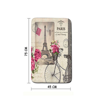 The London Tower 3 kom/lot Kupaonski tepisi i set prostirki Protuklizna prostirka za kupaonicu 3D Toillete tepih Ekološki kuhinjski pokrivač Otirači