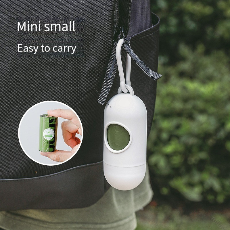 Pārnēsājami suņu izkārnījumu maisiņi Dozators Atkritumu maisa futrālis Āra Atkritumu Mājdzīvnieki Tīrs Pārnēsājams Somas Turētājs Tualetes Savācējs Miskastes Maiss