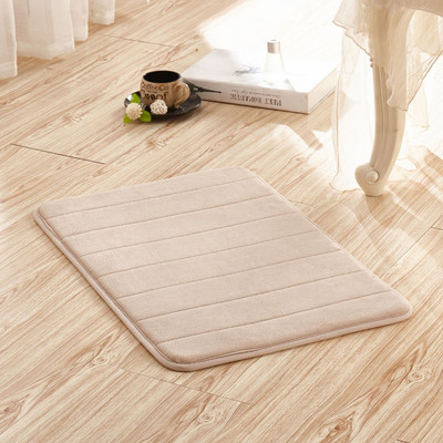 2Styles mājas vannas paklājiņš Koraļļu vilnas vannas istabas paklājs, ūdens uzsūkšanās neslīdošs atmiņas putas, absorbējošs mazgājams paklājs tualetes grīdas paklājs