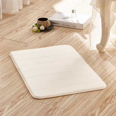 2Styles mājas vannas paklājiņš Koraļļu vilnas vannas istabas paklājs, ūdens uzsūkšanās neslīdošs atmiņas putas, absorbējošs mazgājams paklājs tualetes grīdas paklājs