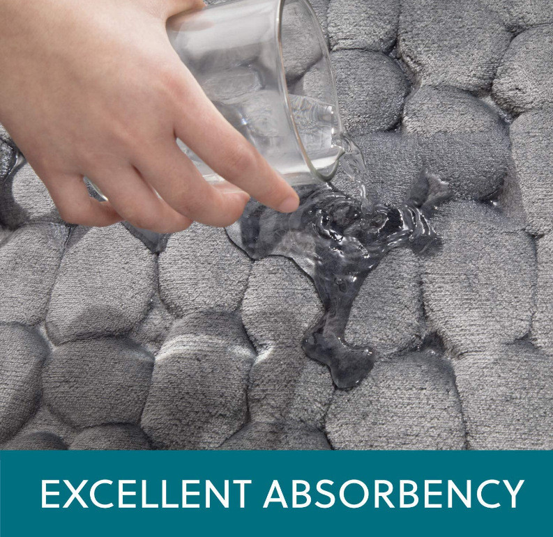 Reljefni baršunasti tepih od memorijske pjene Kupaonica Dnevni boravak Neklizajuća prostirka Podna prostirka od kaldrme