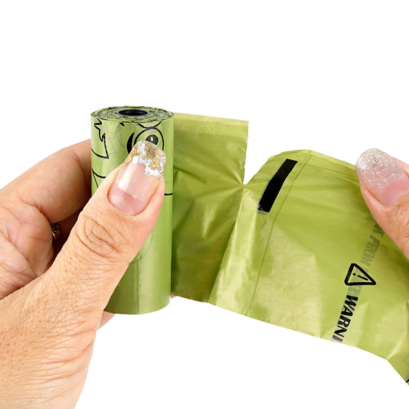 Vreće za pseći izmet 120 kom Biorazgradive vrećice za izmet Male vrećice za smeće Debele i otporne na curenje Vreće za smeće koje se lako otvaraju i mogu se kompostirati za kućne ljubimce