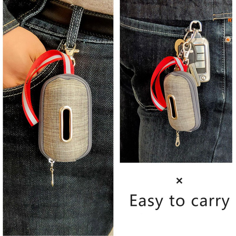 Prijenosna vrećica za izmet pasa kućnog ljubimca Vreće za otpad Dozator Vrećice za sakupljanje Držač s užetom Čišćenje WC-a Oprema za pse Dodaci