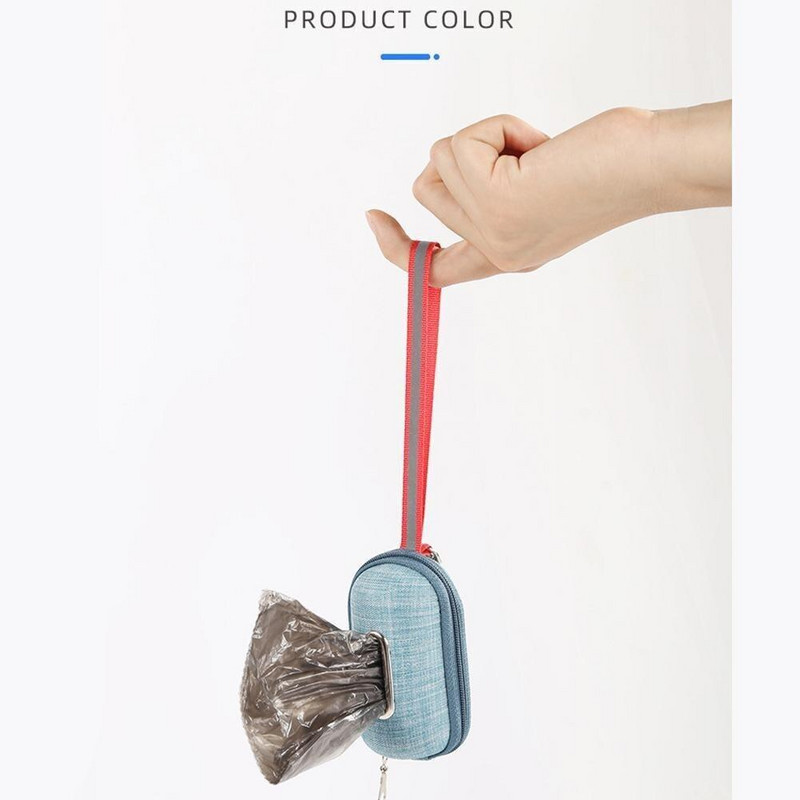 Prijenosni držač vrećica za izmet za pseće kućne ljubimce Držač vrećica za sakupljanje s užetom Kutija za smeće za čišćenje Pas Na otvorenom prošećite