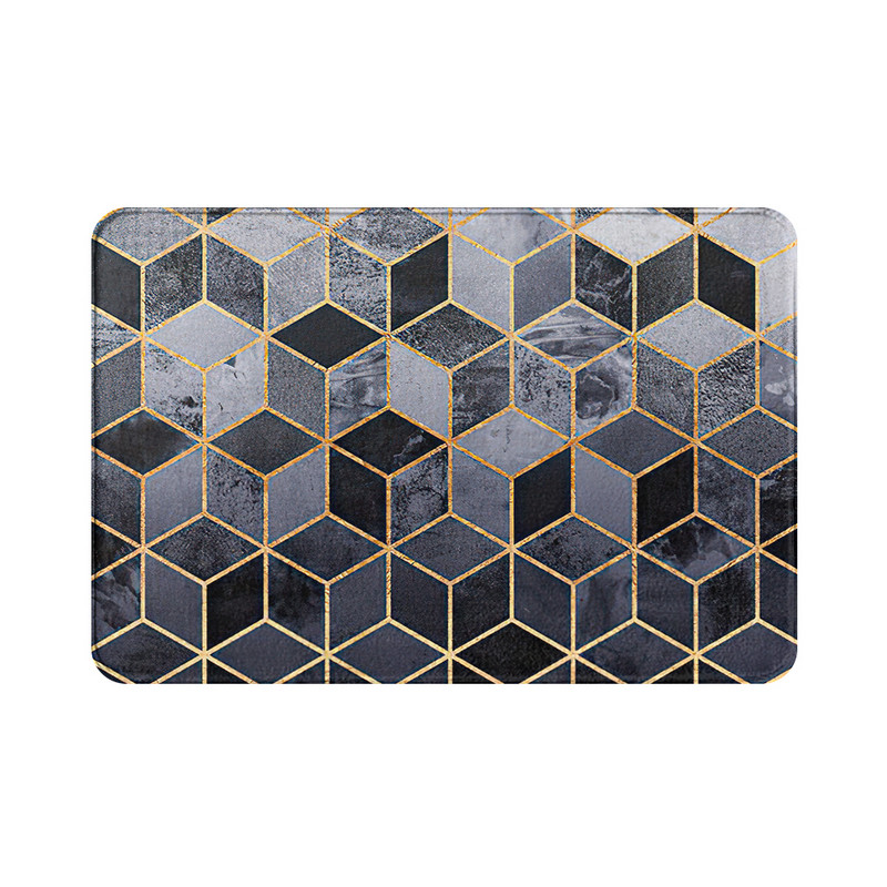 Otirač za vrata s geometrijom mramora 40cmx60cm Unutrašnji balkonski otirači Baršunasti prostirka protiv klizanja Dnevna soba Kupaonski tepih Otirači za uređenje doma