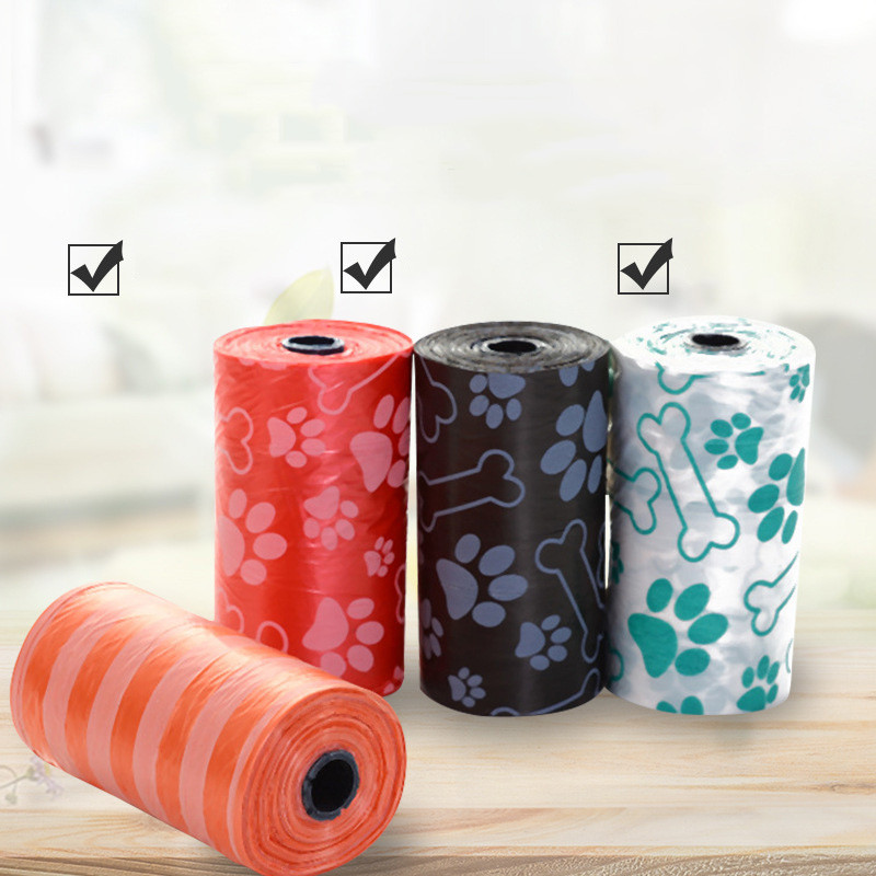 Vreća za pseći izmet od 10 rola za pse Ljubimci Vreće za otpad Nosiljka Biorazgradiva vreća za čišćenjeVreća za sakupljanje otpada za pse