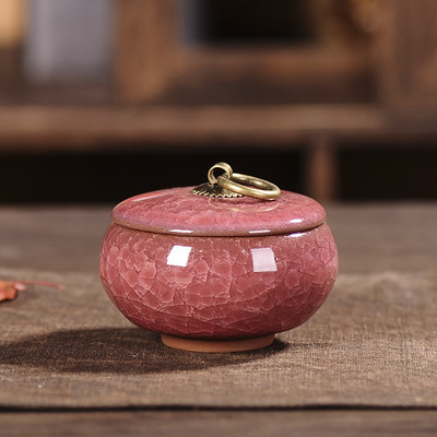 Urna za pepeo kućnih ljubimaca - Memorijalne urne za kremiranje - Ručno izrađene crne ukrasne urne za pogrebe，Urna za mačke，Urna za pse