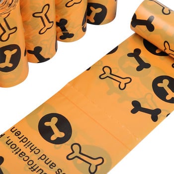 900 Counts Dogs Poop Bag Βιοαποικοδομήσιμες σακούλες για σκύλους φιλικές προς το περιβάλλον Σακούλες απορριμμάτων κατοικίδιων ζώων Clean Up Refill Rolls Pet Poop bags