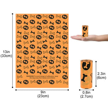 900 Counts Dogs Poop Bag Βιοαποικοδομήσιμες σακούλες για σκύλους φιλικές προς το περιβάλλον Σακούλες απορριμμάτων κατοικίδιων ζώων Clean Up Refill Rolls Pet Poop bags