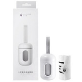 Dozator vrećica za otpad za nosač za pseći izmet Zelena crna Dodatna oprema za kućne ljubimce Držač vrećice za izmet za pse i mačke s 1 kolutom vrećice za otpad