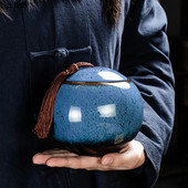 Ručno izrađena keramička urna za kućne ljubimce za male pse, mačke, zečeve, male životinje, spomenik, kremiranje pepela, pogrebna urna, uspomena