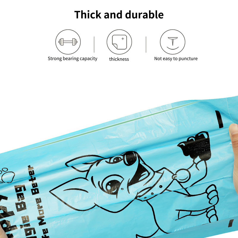 Biorazgradive vrećice za izmet pasa kućnih ljubimaca Ekološki prihvatljive vrećice za otpad Vreća za pseći izmet Držač za izmet Vanjski Čisti pribor za kućne ljubimce