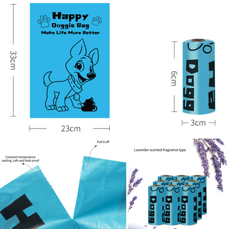 Biorazgradive vrećice za izmet pasa kućnih ljubimaca Ekološki prihvatljive vrećice za otpad Vreća za pseći izmet Držač za izmet Vanjski Čisti pribor za kućne ljubimce