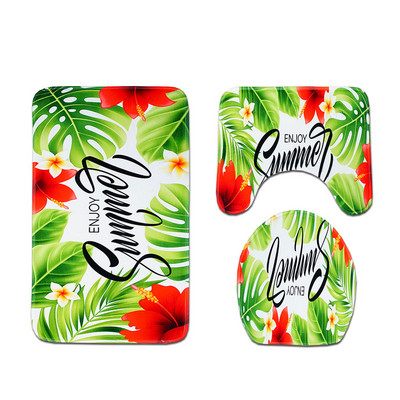 Zeegle jalamatid vannitoa põrandamatile imav tualettruumi kate Vannitoa vaibakomplekt libisemiskindel vannimatt Vannitoa vaip Duširuumi matt