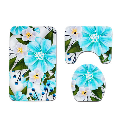 Zeegle jalamatid vannitoa põrandamatile imav tualettruumi kate Vannitoa vaibakomplekt libisemiskindel vannimatt Vannitoa vaip Duširuumi matt