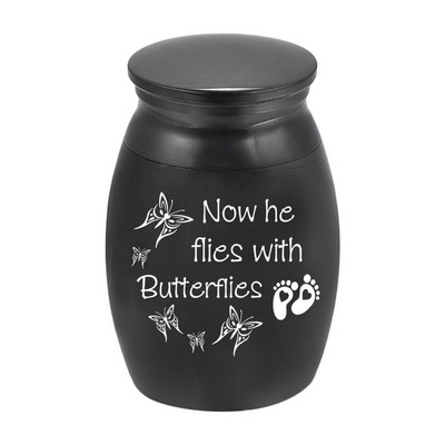 Mini urnas no nerūsējošā tērauda Maza urna mājdzīvnieku pelniem Piemiņas metāla piemiņas piemiņas urnas Kremācijas urnas suņiem un kaķiem Pelnu turētājs