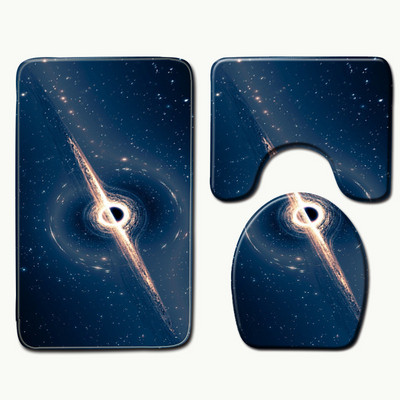 Zeegle 3D geometrijski uzorak Podloga za tuširanje Periva podloga za kupaonicu Podloga od mikrovlakana Podloga od memorijske pjene Toalet Tepih Poklopac poklopca WC-a Tepisi