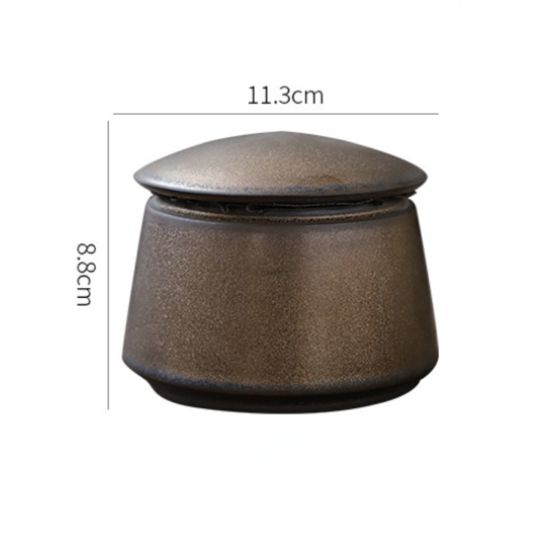 Retro piemiņas urnas konteiners pelniem mājdzīvnieku piemiņas kremācija urnas keramikas bēres pelniem suns kaķis