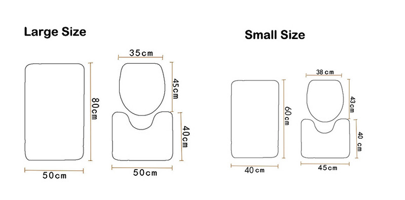 Flanel kupaonski tepih Neklizajuća prostirka za kupaonska vrata Upijajući set kupaonskih prostirača Kućni dekor Podloga za WC sjedalo Zelena prostirka za noge