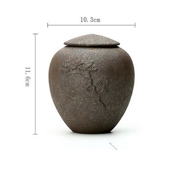 Ceramics Ashes Urn Χειροποίητη Αποτέφρωση Urn Κηδεία Ashes Holder Μνημείο κατοικίδιων ζώων