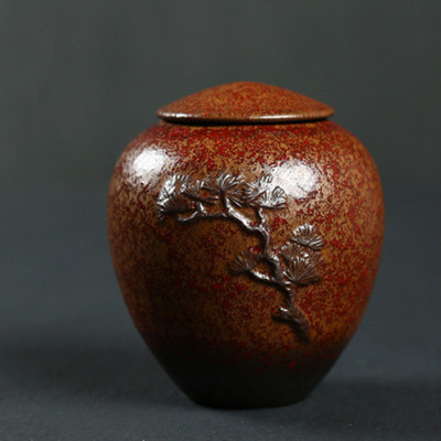 Keramika Urna za pepeo Ručno oslikana urna za kremaciju Držač pogrebnog pepela Spomenik kućnim ljubimcima