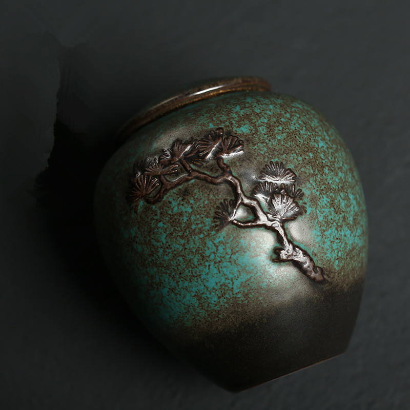 Keramika Urna za pepeo Ručno oslikana urna za kremaciju Držač pogrebnog pepela Spomenik kućnim ljubimcima