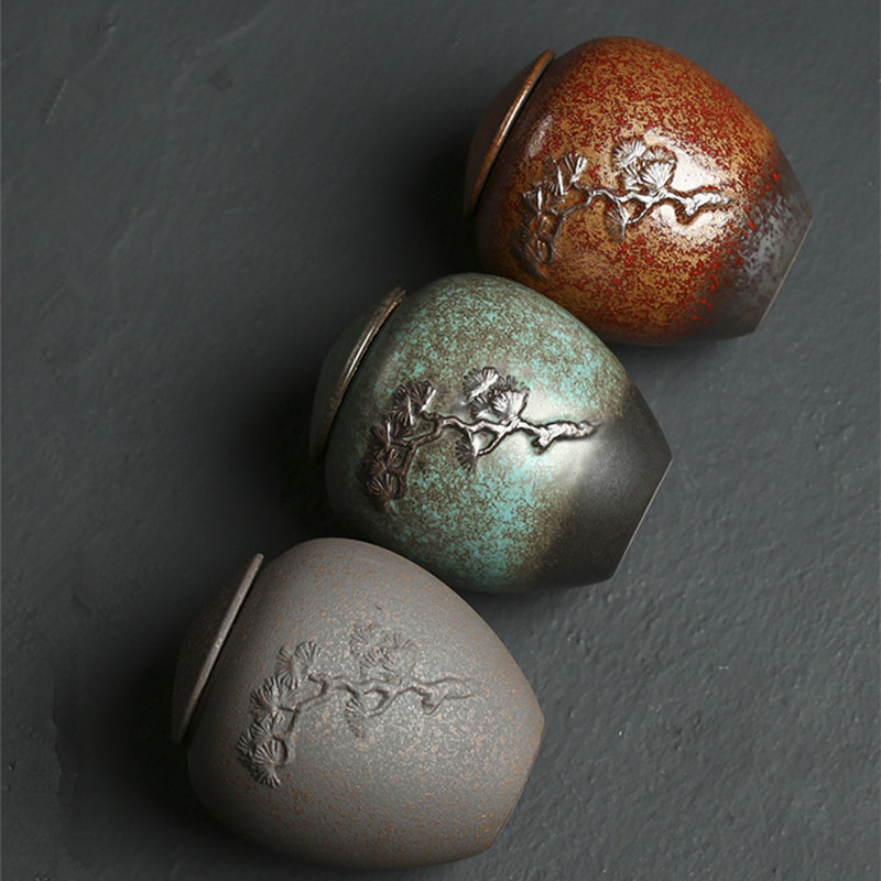 Keramika Urna za pepeo Ručno oslikana urna za kremaciju Držač pogrebnog pepela Spomenik kućnim ljubimcima