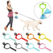 Držač za vrećicu za pseći izmet Držač za povodac Dispenzer za čiste alate Šetanje za vreću za izmet za pse Podesivi Hands Free držač za čvorove Potrepštine za kućne ljubimce