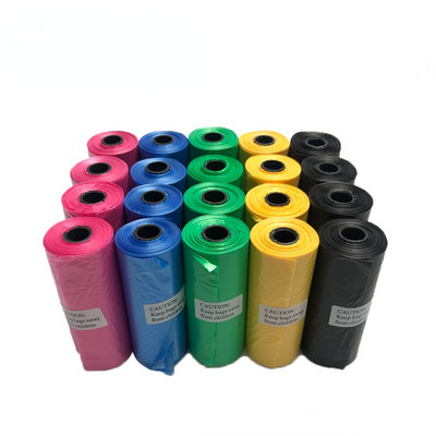 Vrećice za pseći izmet Vrećica 150/300/600/900/1200 Vrećice dobre robne marke Vrećice za izmet Višebojna vrećica za pse Pribor za pse za kućne ljubimce Vrećice za izmet od 100 rola