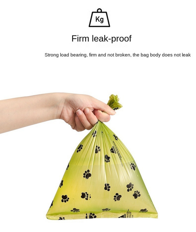 8 Rollen Hond Kak Tas Degradatie Wegwerp Vuilniszak Dog Zakken Kat Afval Tassen Outdoor Schoon Vuilnis Tas Supplies
