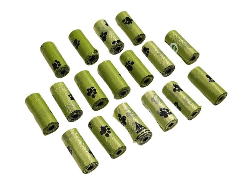 8 Rollen Hond Kak Tas Degradatie Wegwerp Vuilniszak Dog Zakken Kat Afval Tassen Outdoor Schoon Vuilnis Tas Supplies