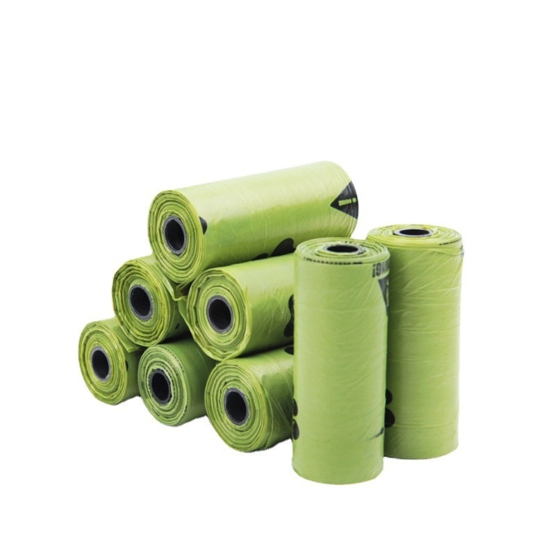 8 Rollen Hond Kak Tas Degradatie Wegwerp Vuilniszak Dog Zakken Kat Afval Tassen Outdoor Schoon Vuilnis Tas Supplies
