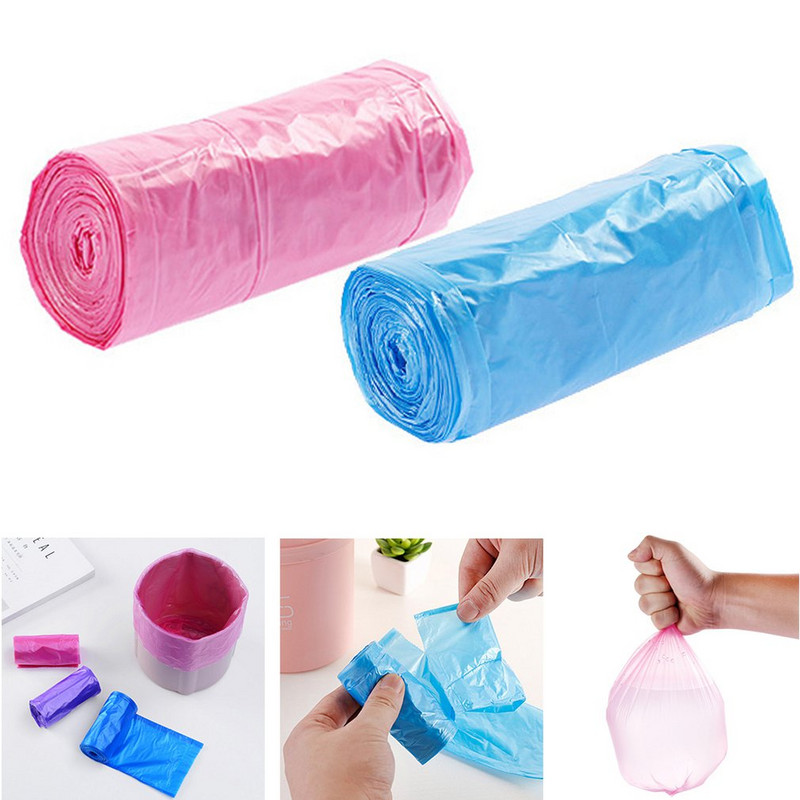 Mājdzīvnieku izkārnījumu maisiņu dozators suņu atkritumu maisu turētājs Plastmasas atkritumu maiss ar klipsi un maisu dozatoru 6 rullīšu atkritumu maisi