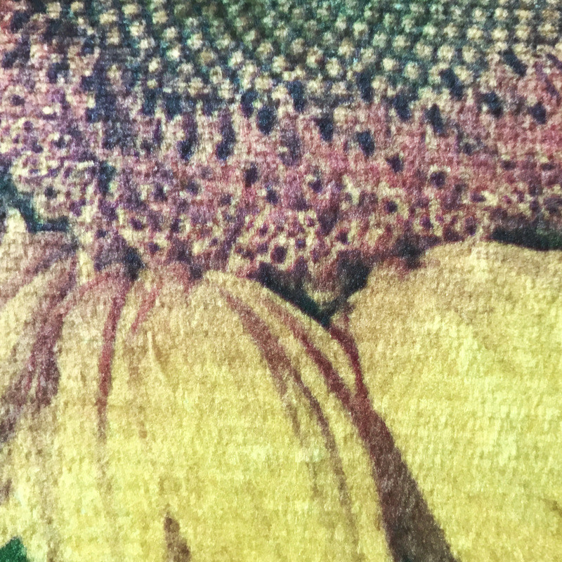 Zeegle prostirke s otisnutim suncokretom za kupaonicu i WC 3kom Set prostirki za kupaonicu Neklizajuće postolje Tepih Poklopac WC navlaka Kupaonski tepisi