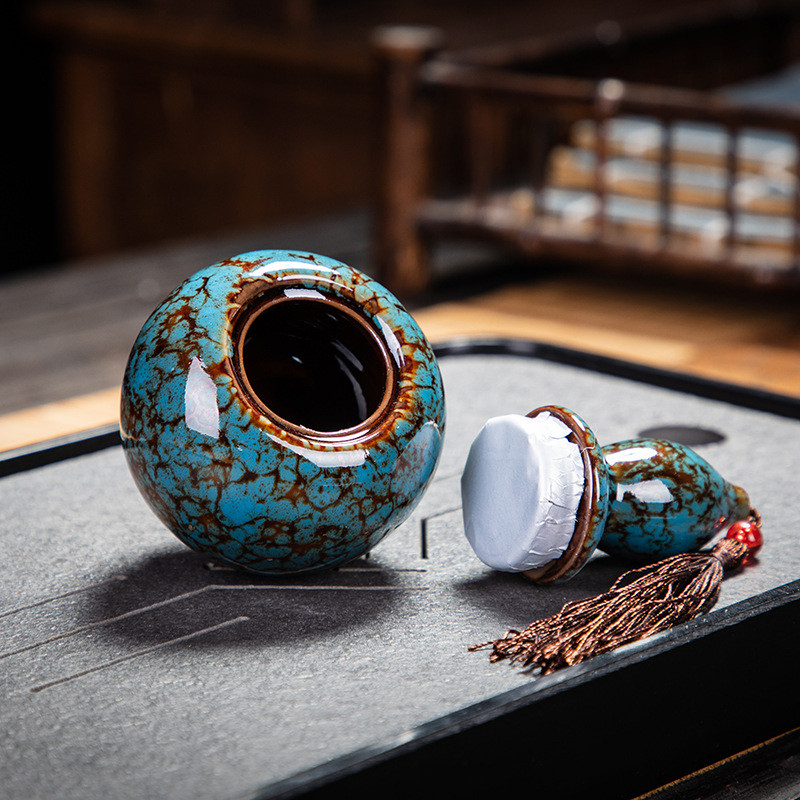 Karsti pārdodu mājdzīvnieku urnas krāsns keramikas mini izmēra ķirbja radošā burka dzīvnieku kremācijas pelni mitrumizturīgs antiseptisks aizzīmogots altāra suvenīrs