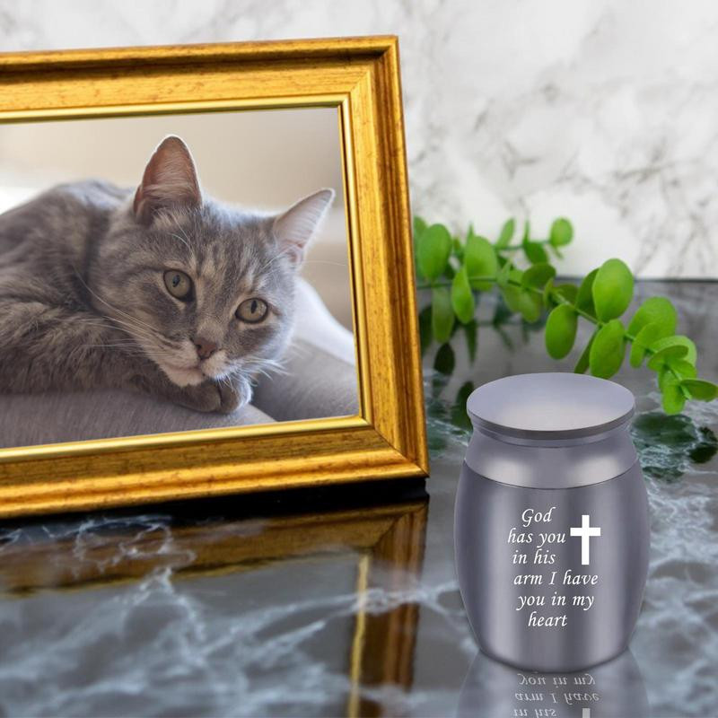 Urne za kremiranje za uspomene Mini male urne za uspomene za ljudski pepeo Mini metalne osobne pogrebne urne za kućne ljubimce ili ljudski pepeo