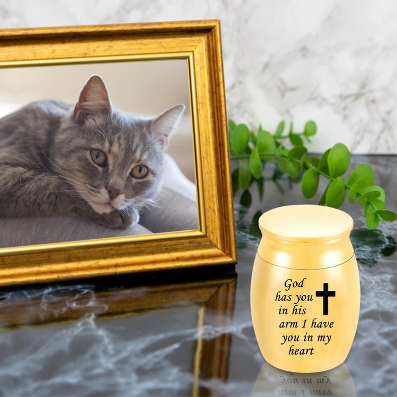 Urne za kremiranje za uspomene Mini male urne za uspomene za ljudski pepeo Mini metalne osobne pogrebne urne za kućne ljubimce ili ljudski pepeo