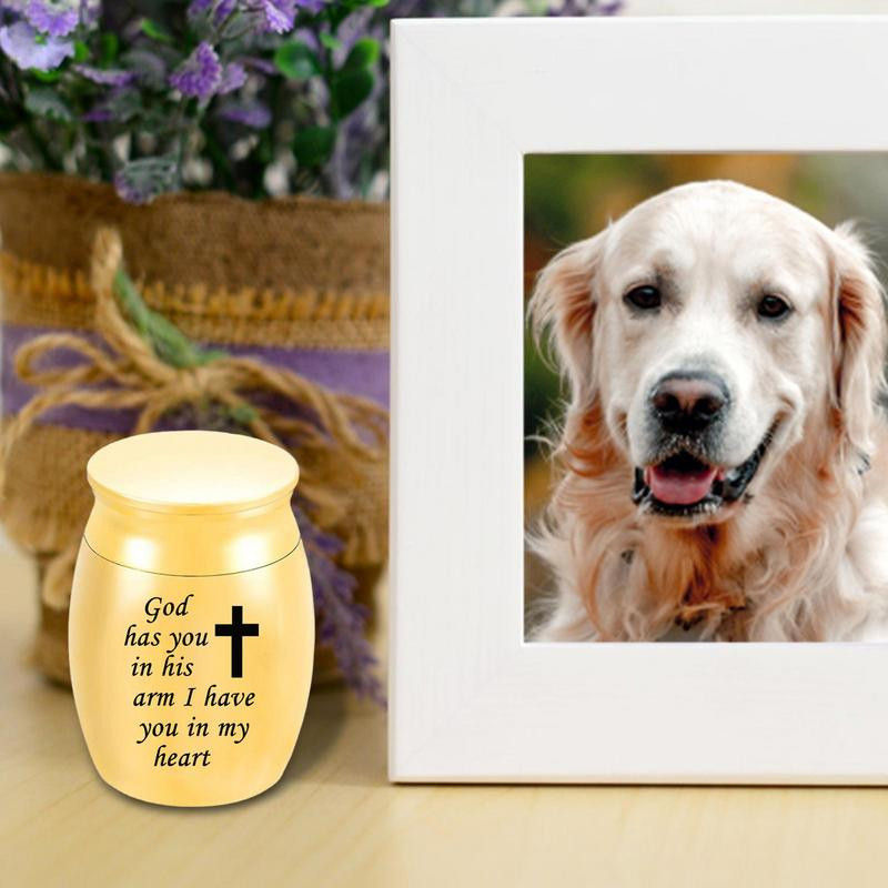 Urne za kremiranje za uspomene Mini male urne za uspomene za ljudski pepeo Mini metalne osobne pogrebne urne za kućne ljubimce ili ljudski pepeo