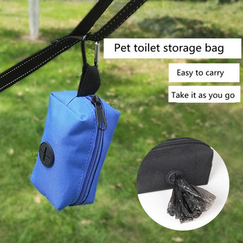 Φορητό Pet Dog Poop Poop Dispenser Θήκη θήκης για Puppy Pick-Up Bags with Rope Cleaning Waste Bose Boy