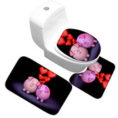 Zeegle mikrošķiedras vannas paklājiņš vannas istabai, mīksts, absorbējošs tualetes grīdas paklājs, neslīdošs paklājs tualetes paklājs Memory Foam vannas paklājiņš