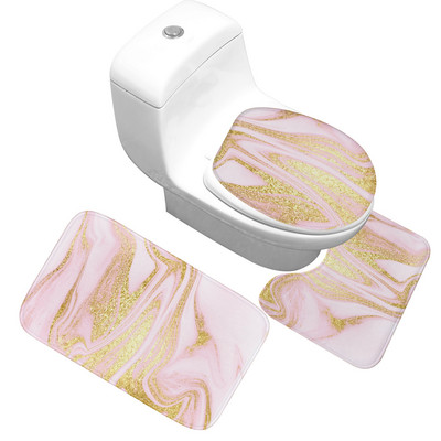 Zeegle mikrošķiedras vannas paklājiņš vannas istabai, mīksts, absorbējošs tualetes grīdas paklājs, neslīdošs paklājs tualetes paklājs Memory Foam vannas paklājiņš